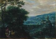 Gillis van Coninxloo Landscape with Venus and Adonis Germany oil painting artist